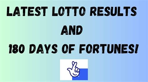 lotto results for last 180 days.
